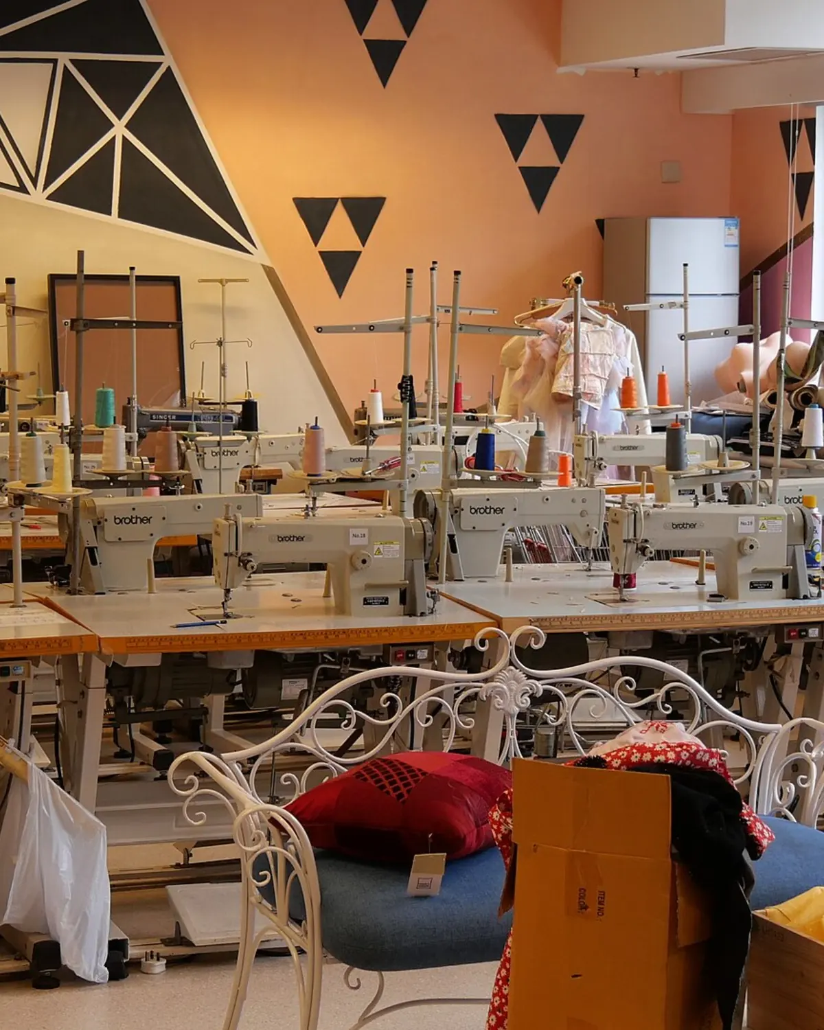 Sample room at the RainbowTex floor