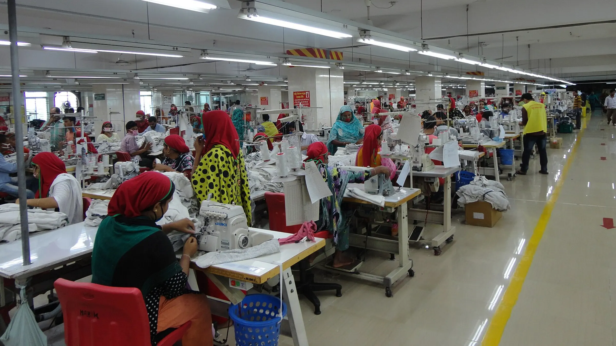 RainbowTex sewing floor